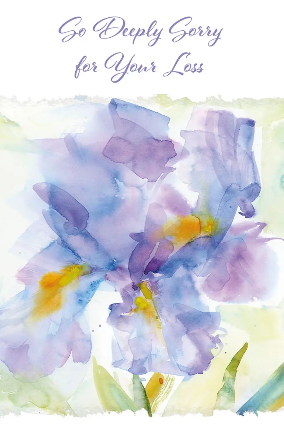 Watercolor Sympathy Card 1