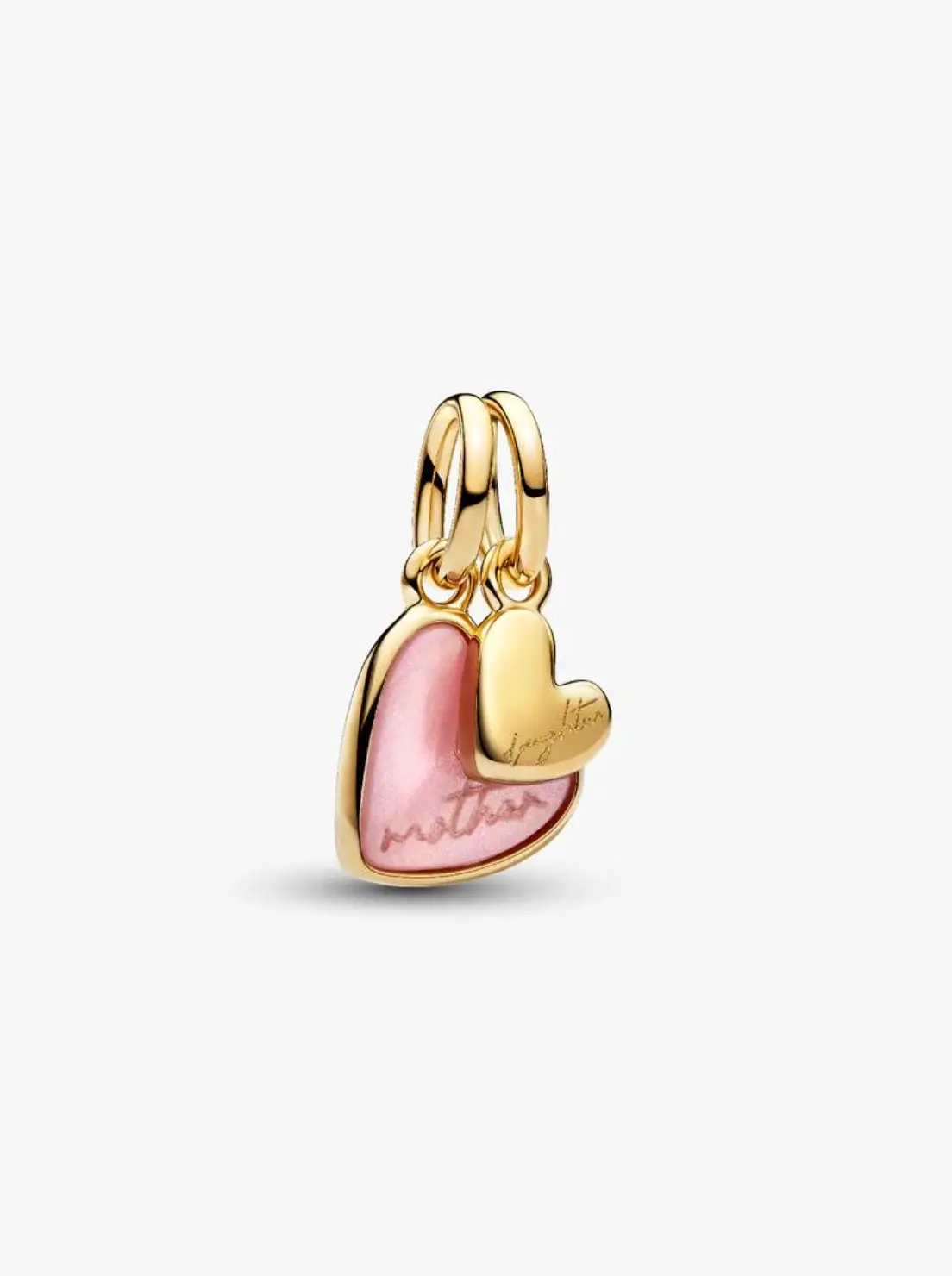Pink Mother & Daughter Splittable Dangle Charm 1