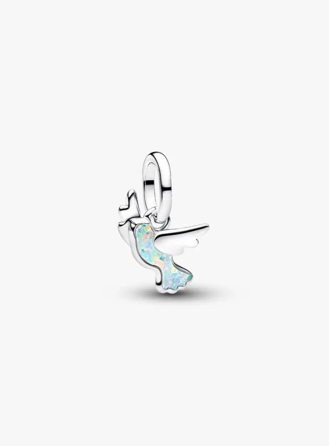 White Dove Mini Dangle Charm 1
