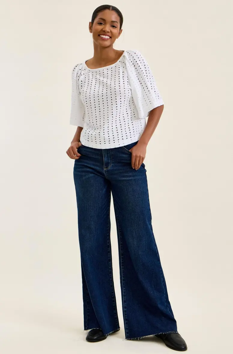 High-Waist Retro Wide Leg Jean 1