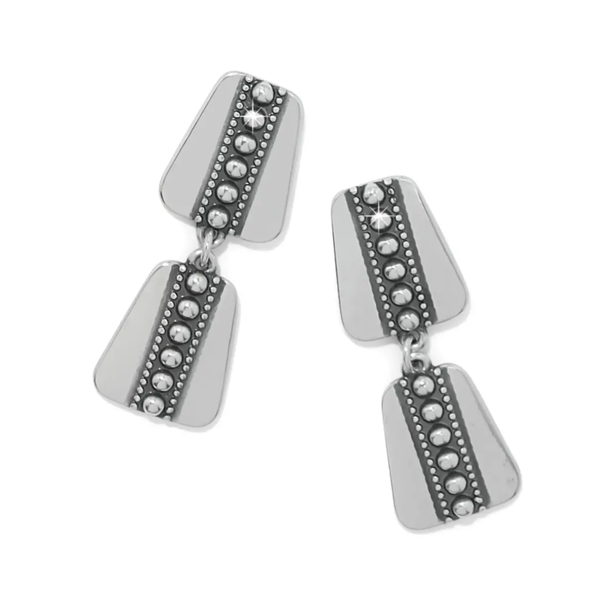 Pretty Tough Geo Post Drop Earrings 1