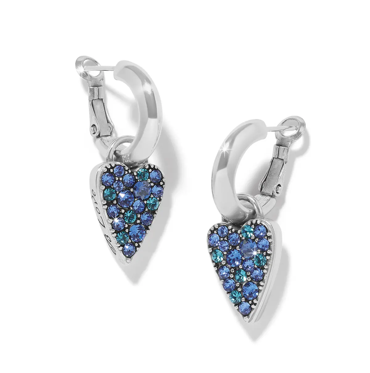 Love Messages B Love Reversible Hoop Earrings 1