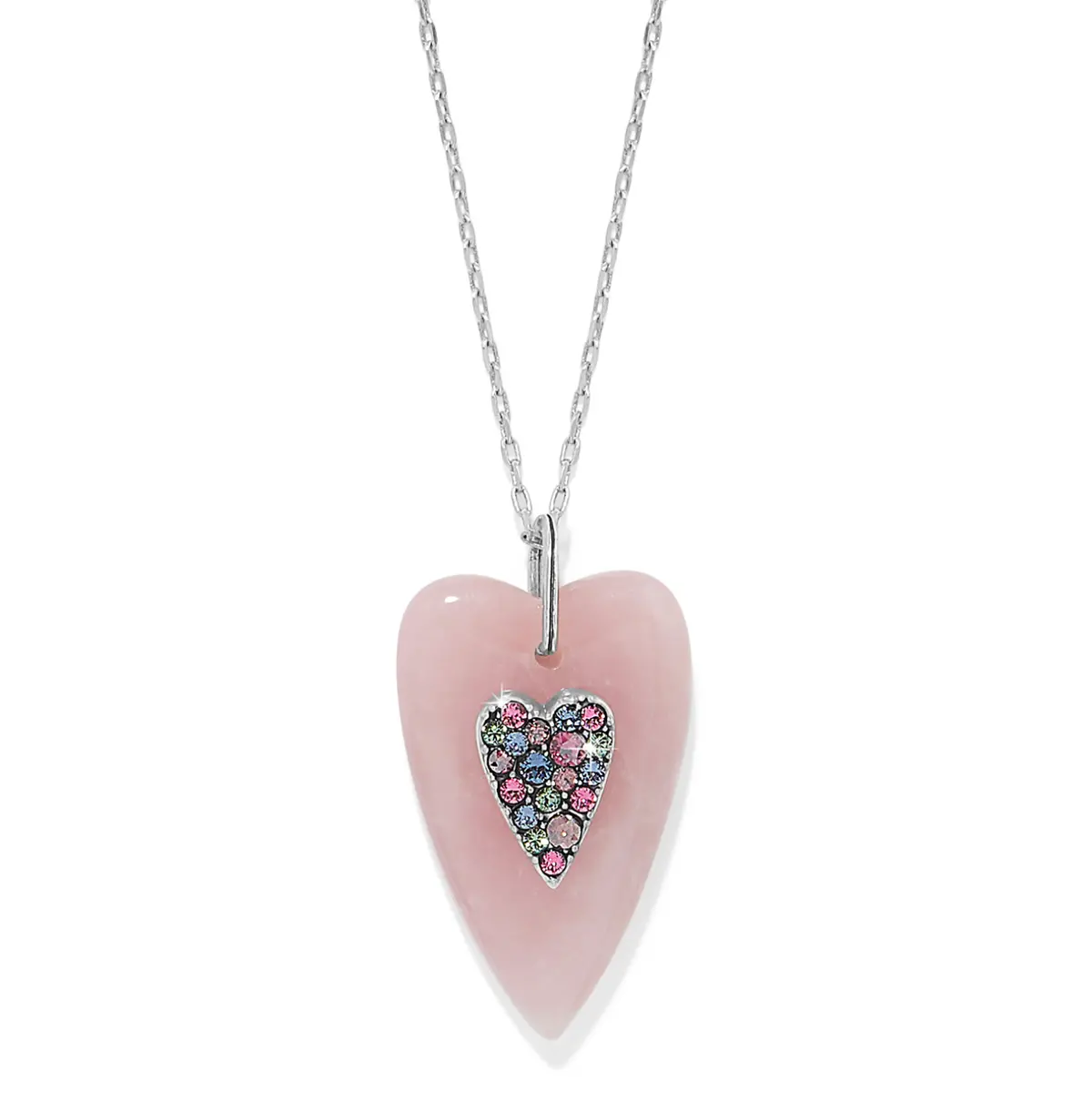 Love Messages B You Pink Quartz Necklace 1