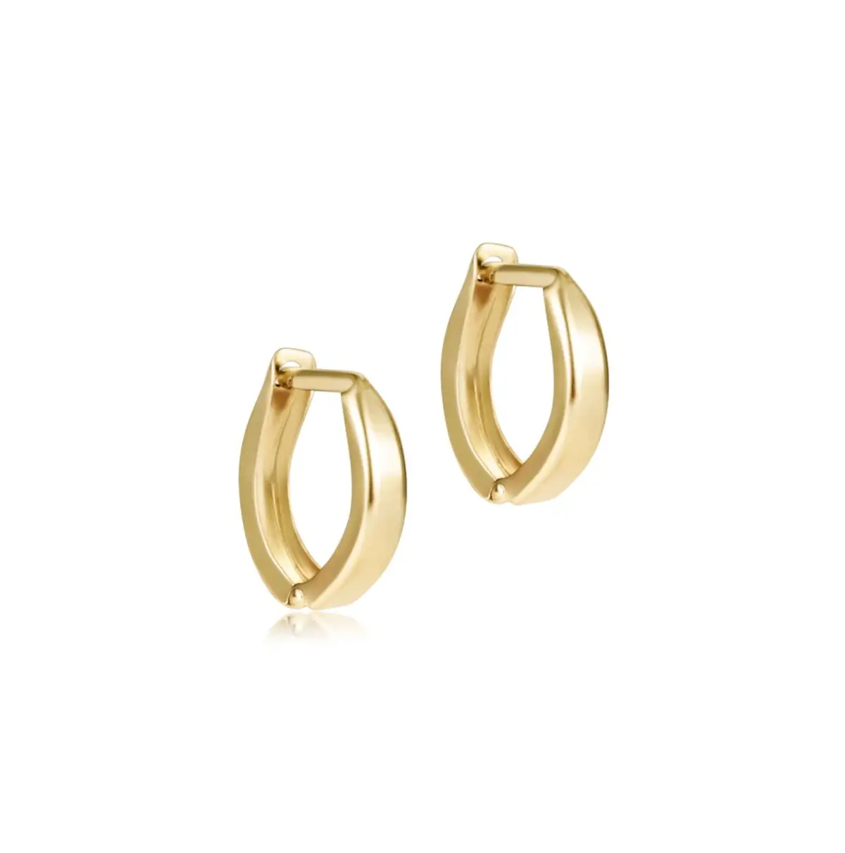 Huggie Gold 0.5" Hoop 1