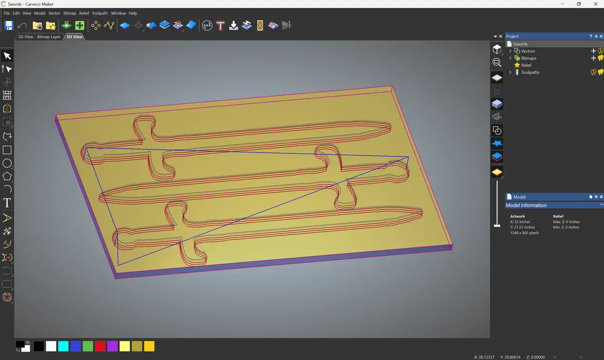 Plywood Swords - Carving Files 1