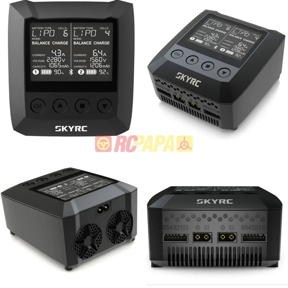 Skyrc B6 Nano Duo 2X100w 15A Smart Battery Charger Discharger Support Skycharger App 1