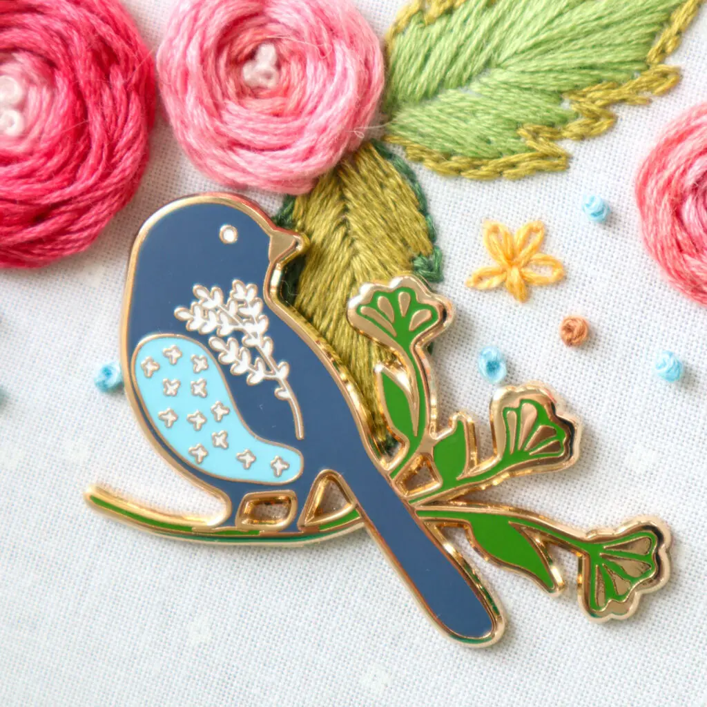 Songsparrow Bird Needle Minder 1