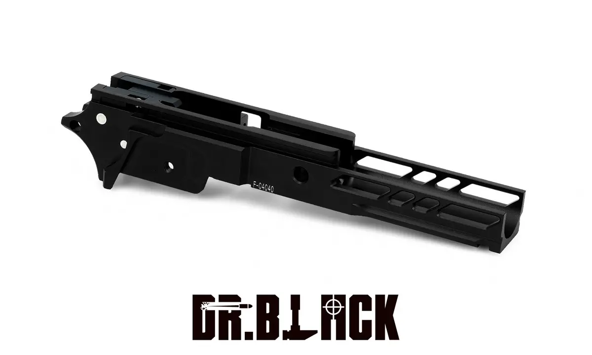 Dr. Black 3.9 Aluminum Frame – Type 4 For Hi-Capa - Black 1