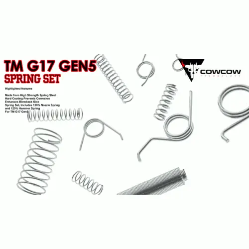 Cowcow Spring Set For Marui G17 Gen5 #Cct-Tmg-071 1