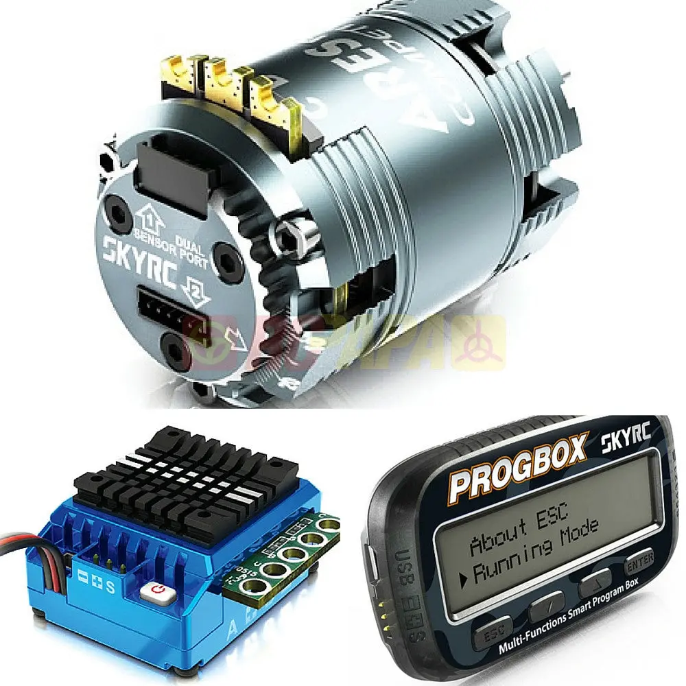 Skyrc Toro Ares Pro 540 Size Ts120 120A Sensored Brushless Combo For 1/10 Rc 1