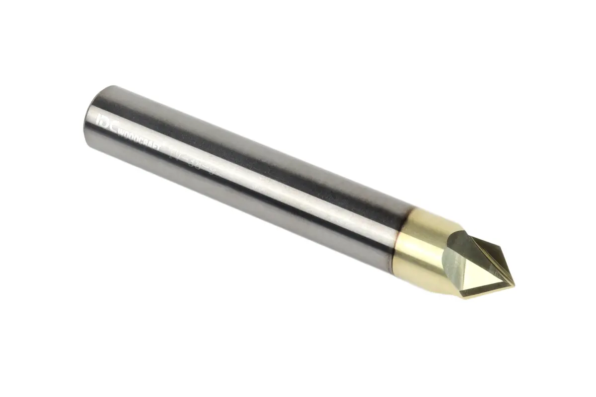 Ultra-Clean Cutting 90 Degree V-Bit For Cnc Routers, 3/8 Shank 1