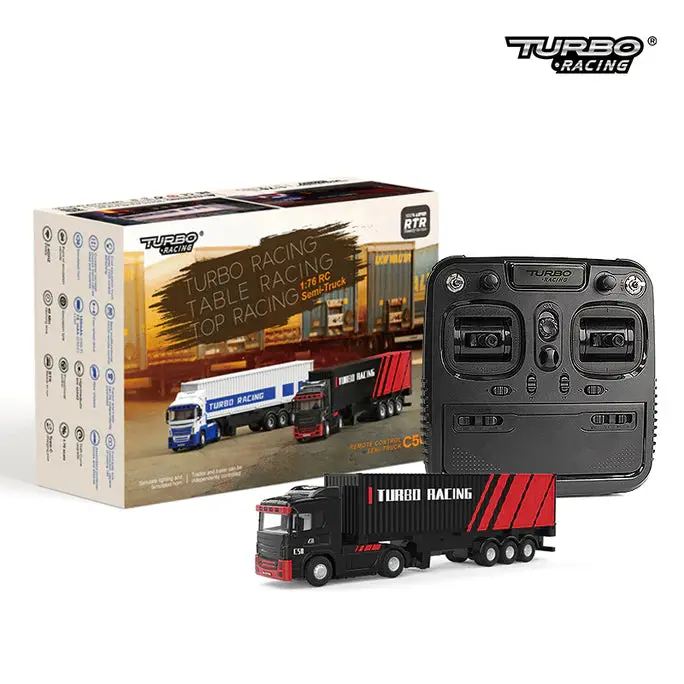Turbo Racing C50 1:76 Rc Semi Truck Trailer 1