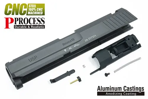 Guarder Steel Cnc Slide Set For Marui Usp (9Mm/Black) #Usp-05(Bk) 1
