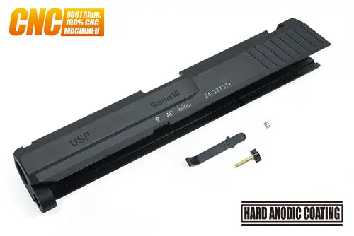 Guarder Aluminum Cnc Slide Set For Marui Usp (9Mm/Black) #Usp-06(Bk) 1