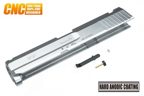 Guarder Aluminum Cnc Slide Set For Marui Usp (9Mm/Silver) #Usp-06(Sv) 1