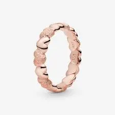 Matte Brilliance Hearts Ring 1