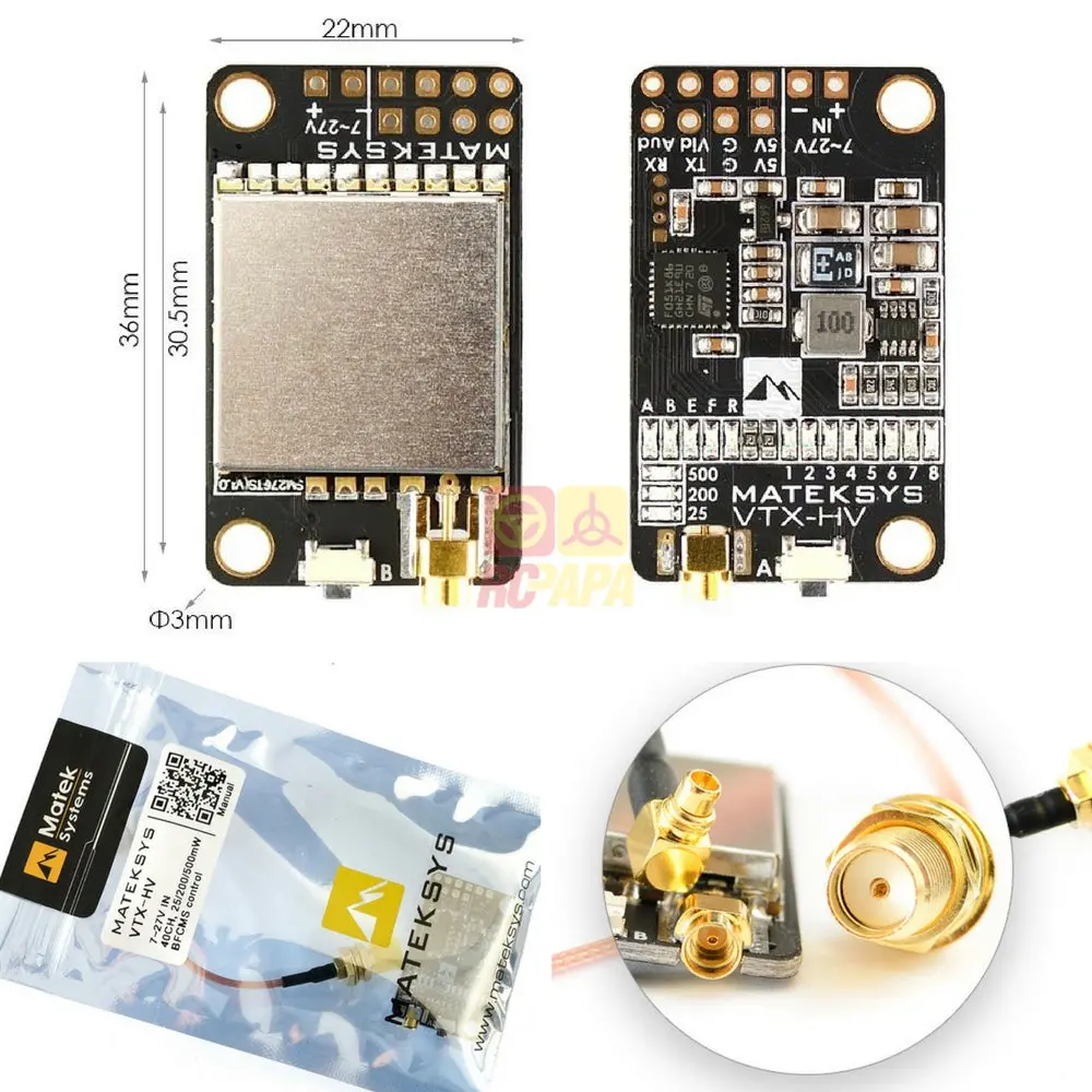 Matek Video Transmitter Vtx Hv W/ Bfcms Control 1