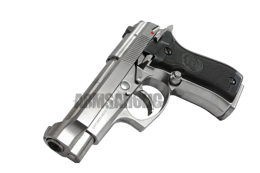 We Full Metal M84 Gbb Airsoft Pistol - Silver 1