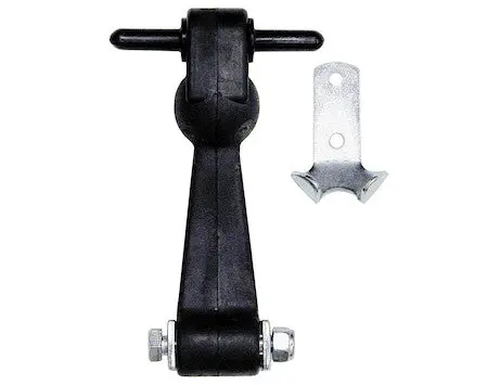 Wj205 - 6 Inch Heavy-Duty Rubber Hood Catch - Includes Brackets And Pin-No Bumper 1