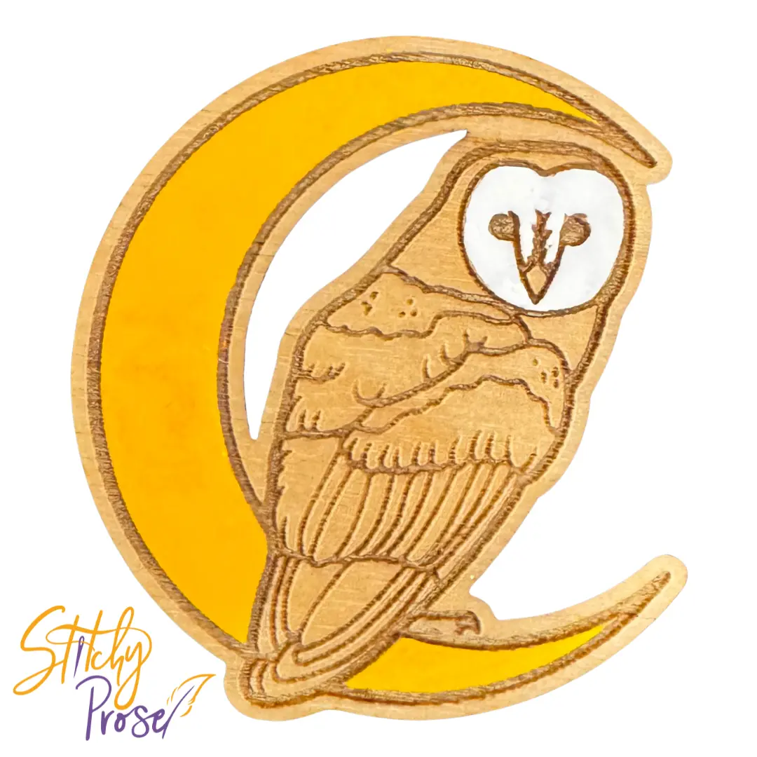 Wooden Night Owl Needle Minder 1