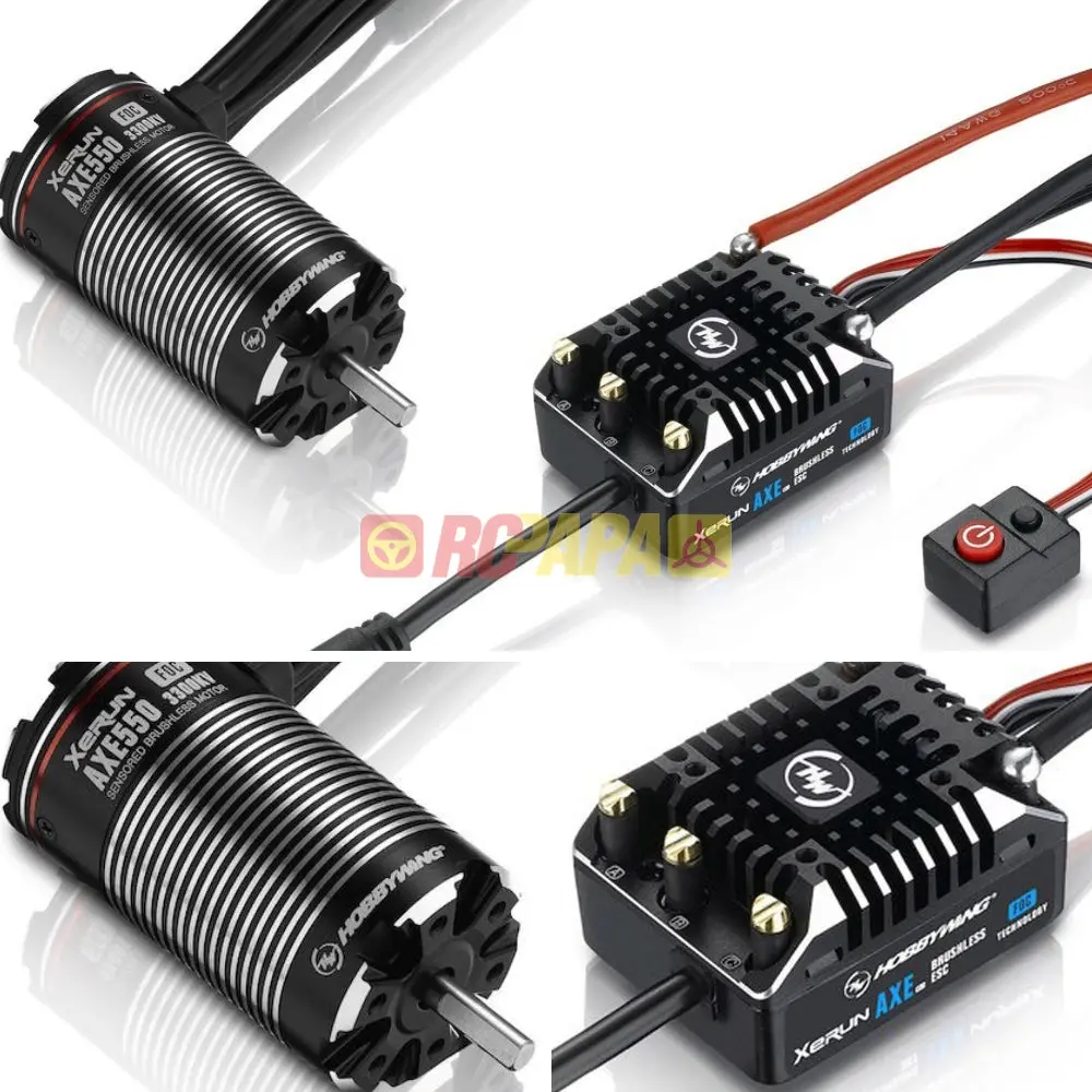 Hobbywing Xerun Axe 550 Brushless Motor & Esc Combo For Rock Crawler 1