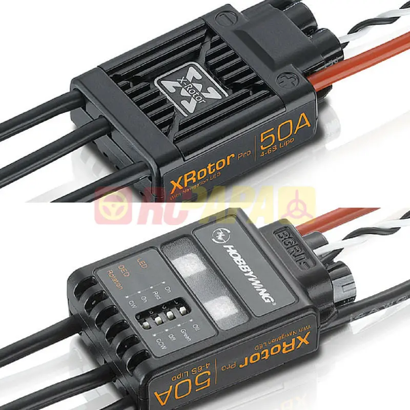 Hobbywing Xrotor Pro Series 50A Brushless Esc (2Pc Set) 1