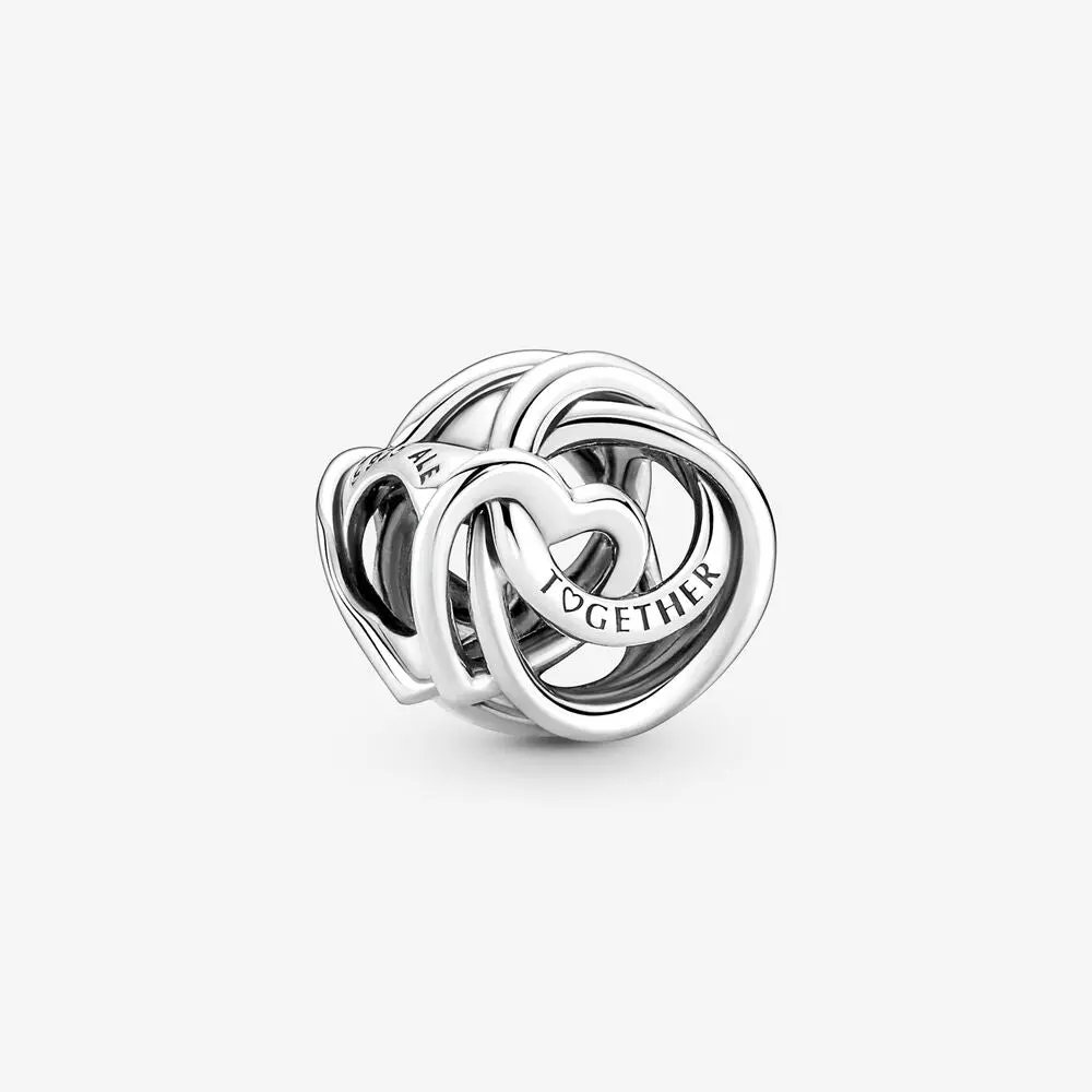 Family Always Encircled Heart Charm 1