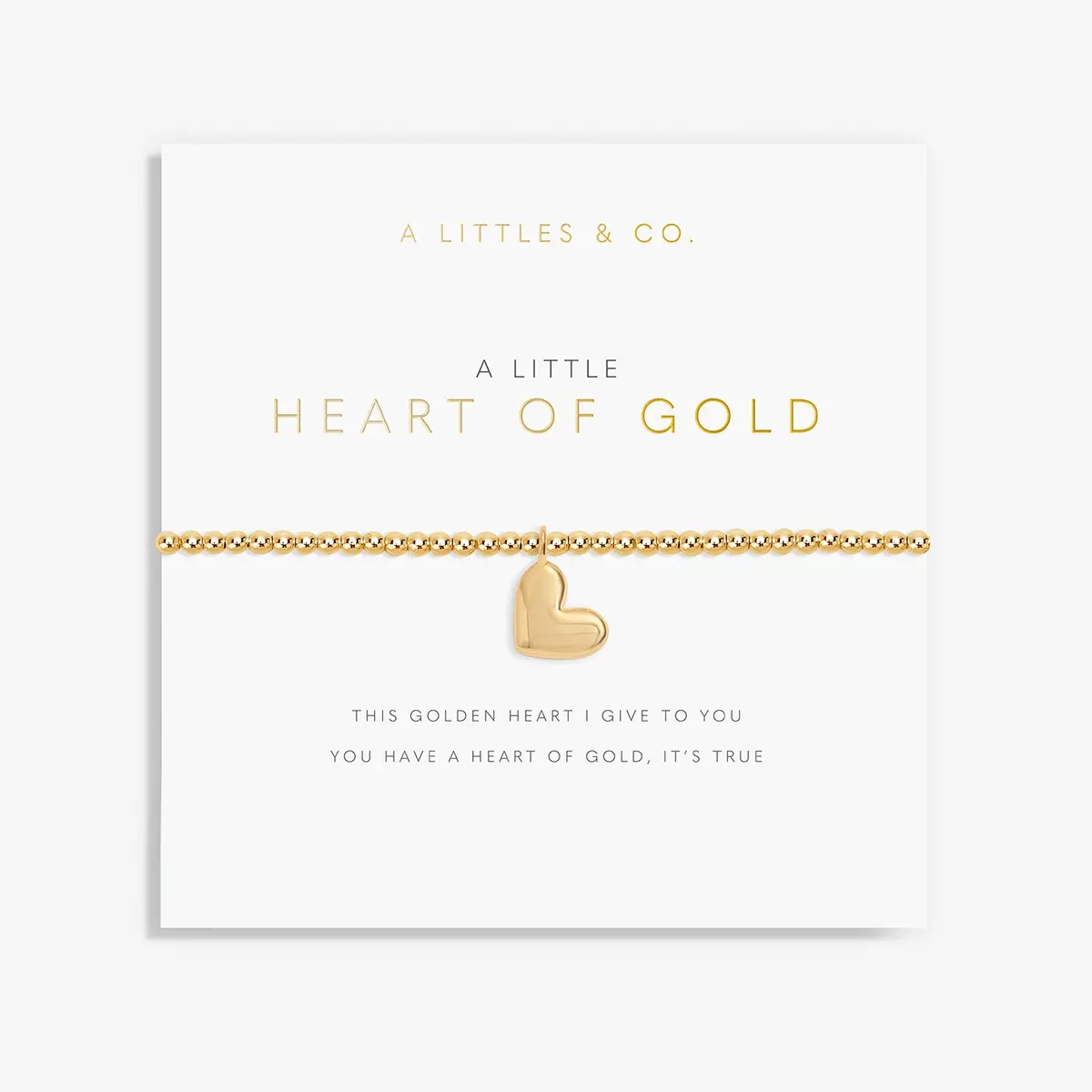 A Little "Heart Of Gold" Bracelet 1
