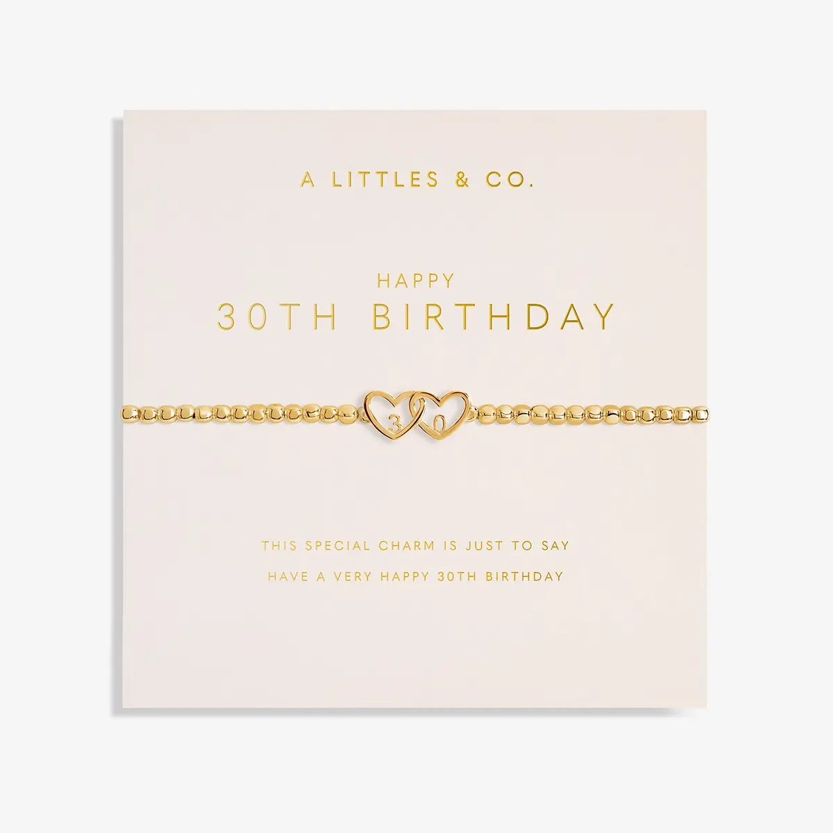 A Little "Happy 30Th Birthday" Bracelet 1