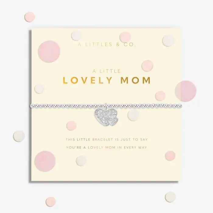 Confetti A Little 'Lovely Mom' Bracelet In Silver Plating 1