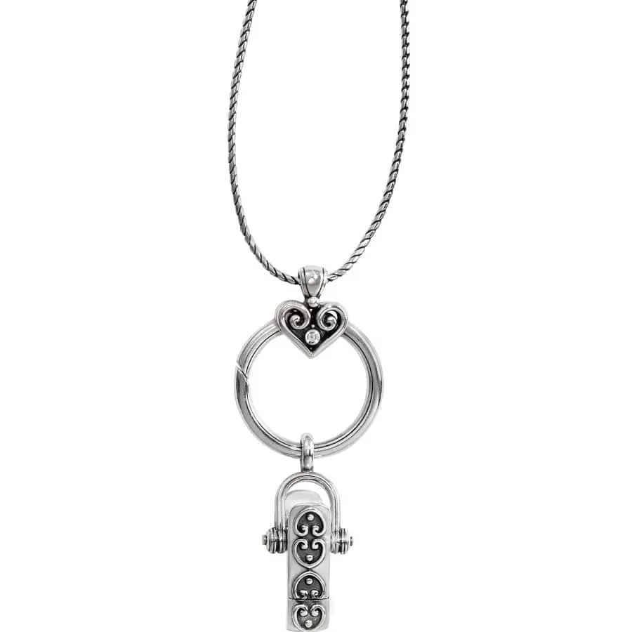 Alcazar Charm Badge Clip Necklace 1
