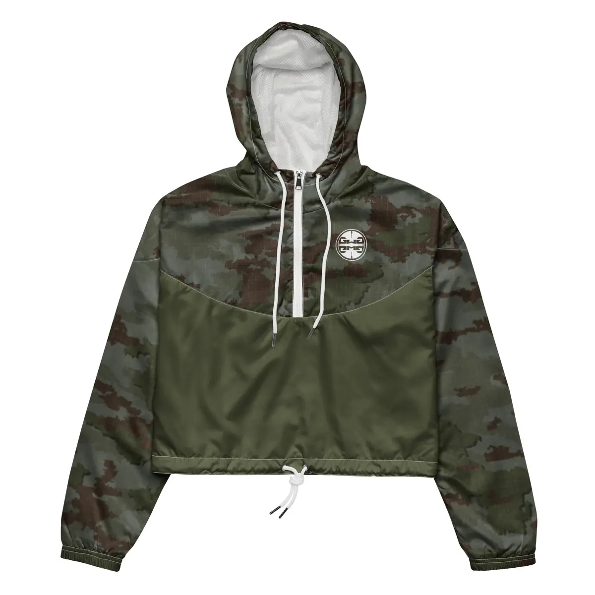 Athleisure Cropped Windbreaker | Terraverde Camo 1