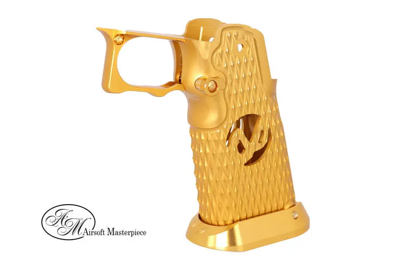 Airsoft Masterpiece Aluminum Grip For Hi-Capa Type 8 (Infinity Hollow) #G-08-Gd 1