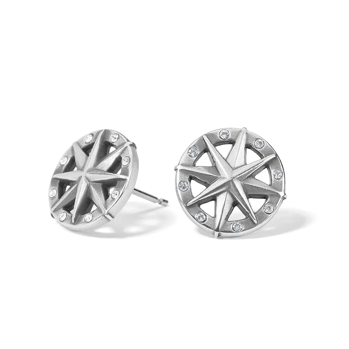 Anchor And Soul Compass Mini Post Earrings 1