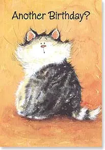 Cat Birthday Card 1