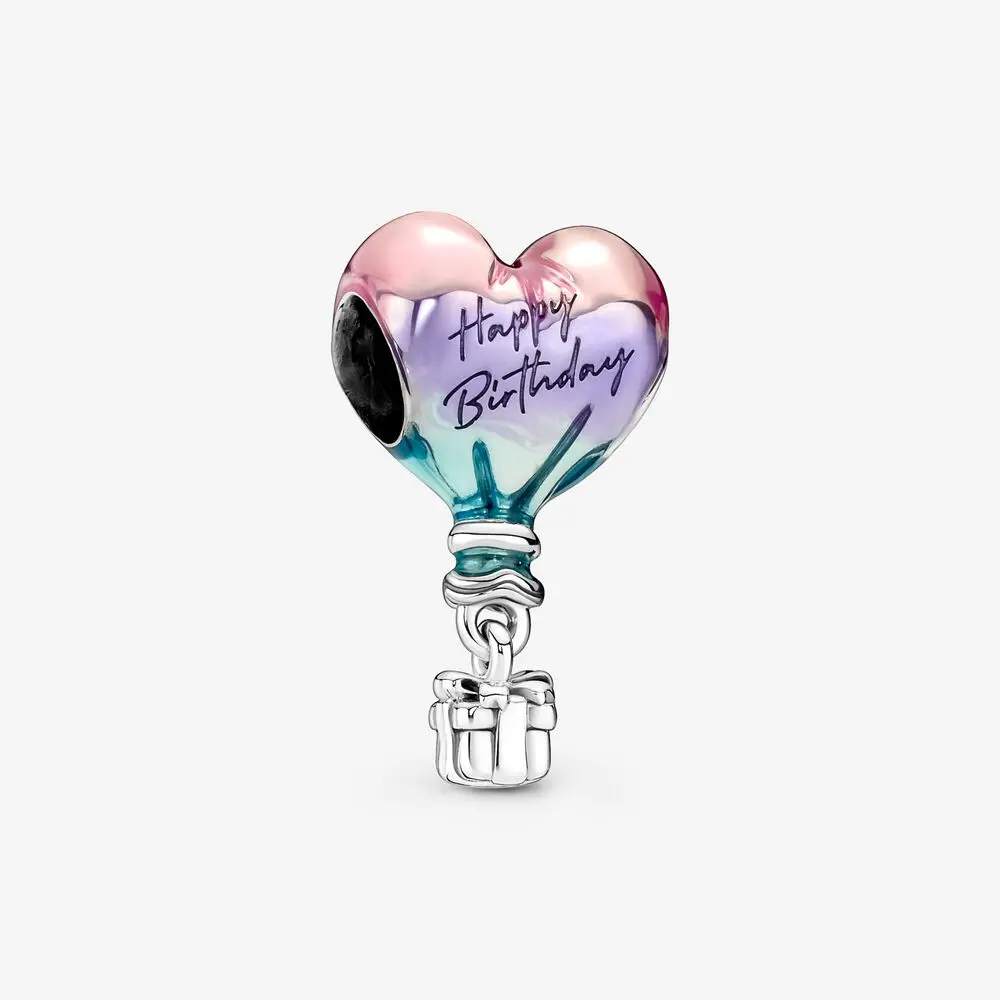 Happy Birthday Hot Air Balloon Charm 1