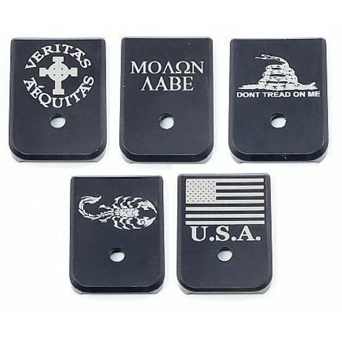 Engraved Magazine Floor Plate For Glock 1