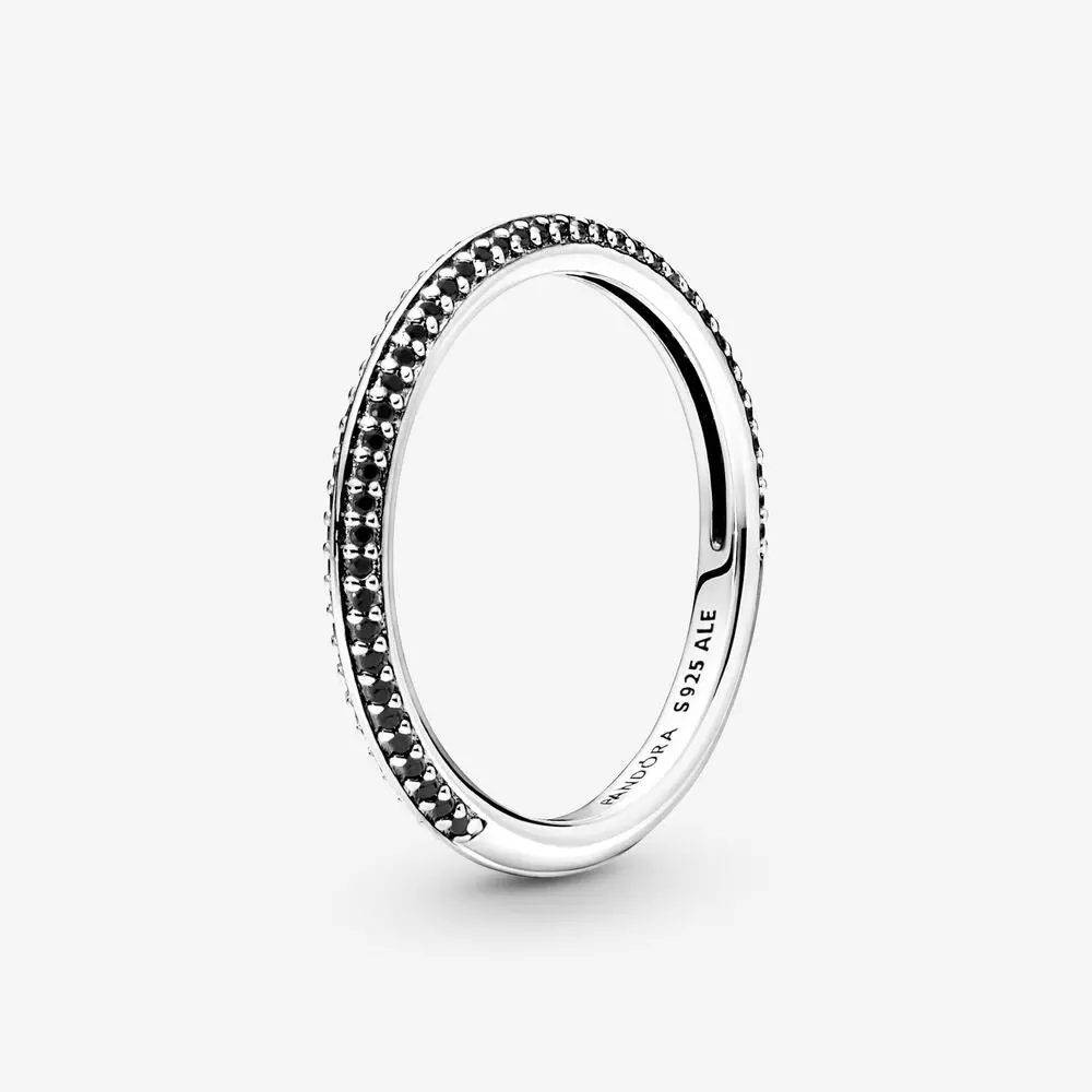 Pandora Me | Pave Ring Black Crystal 1