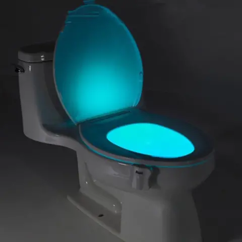 8-Color Led Sensored Toilet Potlight 1