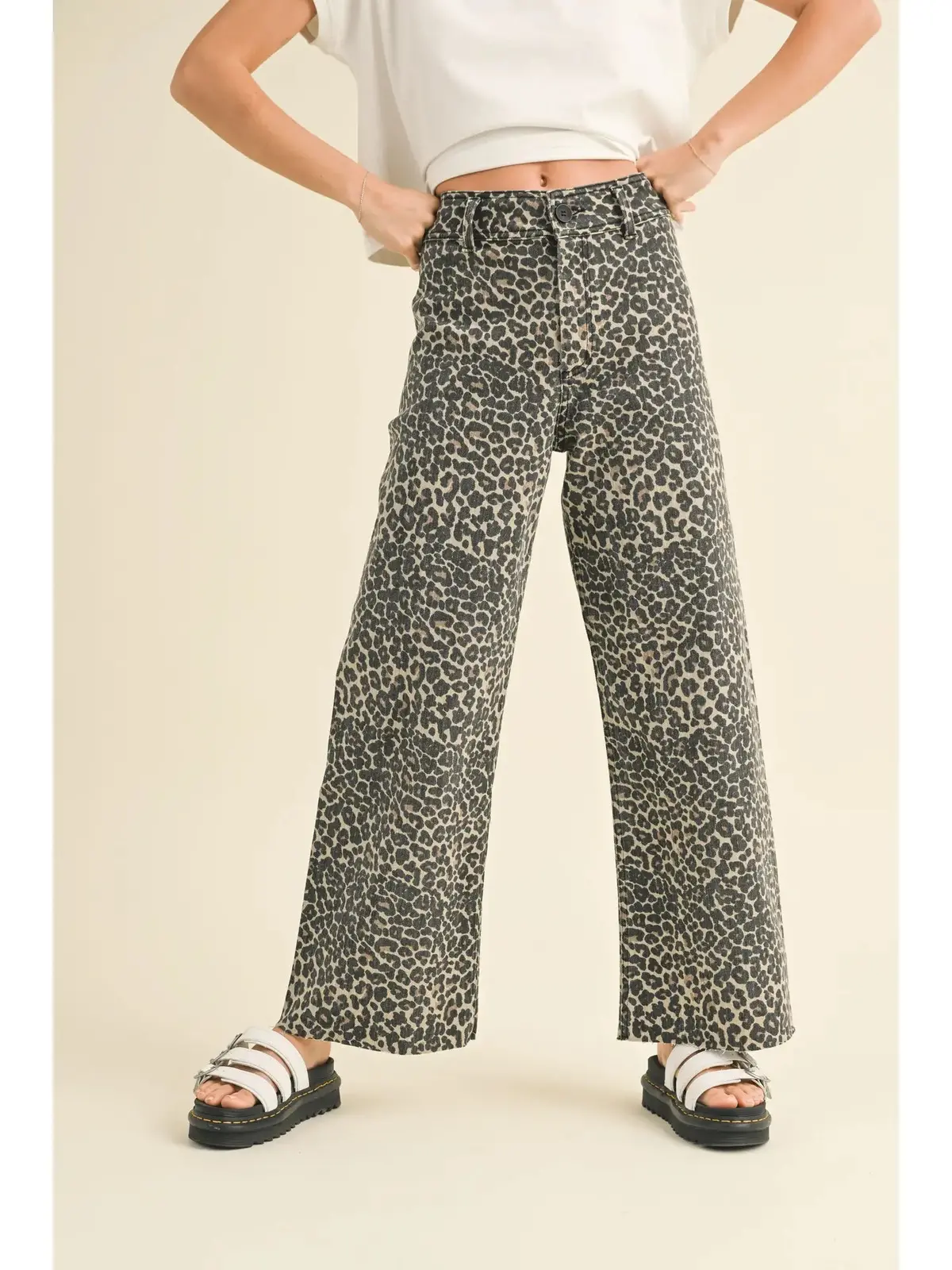 Leopard Print Pants 1