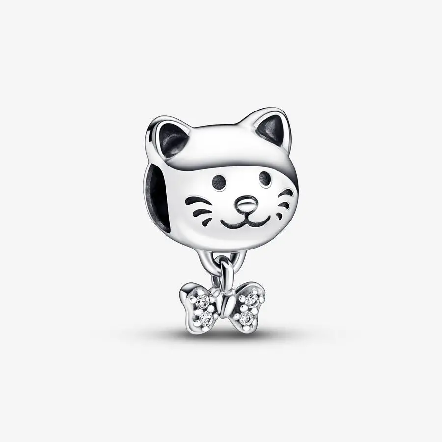 Pet Cat & Bow Charm 1