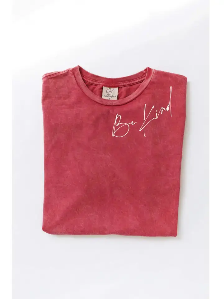 Be Kind T-Shirt | Cardinal Red 1