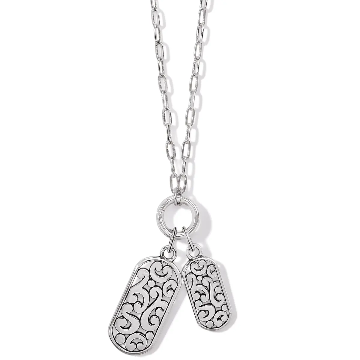 Contempo Token Tag Charm Necklace 1