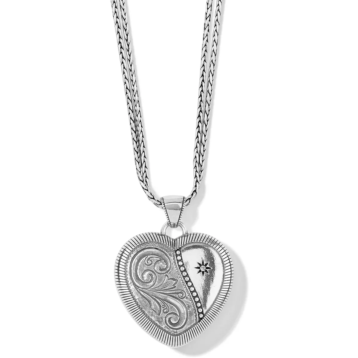 Essex Heart Convertible Locket Necklace 1