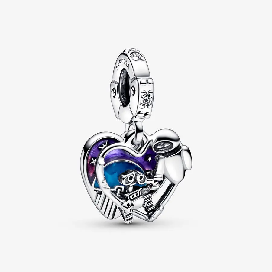 Disney Pixar Wall-E & Eve Glow-In-The-Dark Dangle Charm 1