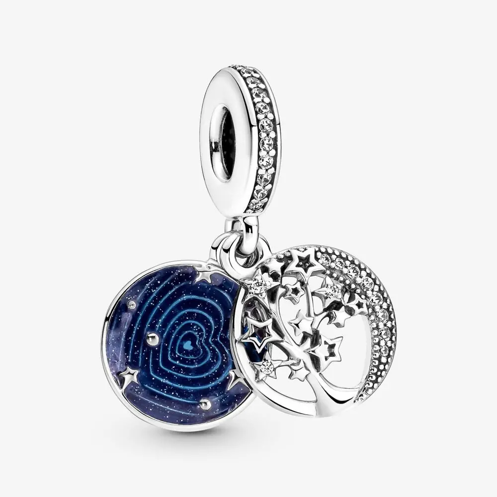 Double Dangle Tree & Galaxy Moon Charm 1