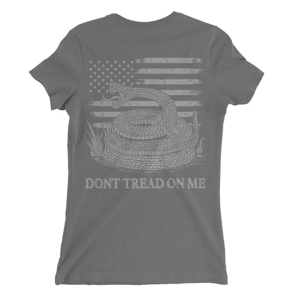 Don't Tread On Me Flag Ladies' Tee 1