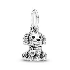 Poodle Puppy Dog Pendant 1