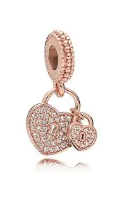 Rose Love Locks Charm 1
