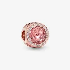 Radiant Heart Blush/Rose Bead 1